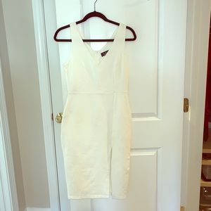 Lulus White fitted dress